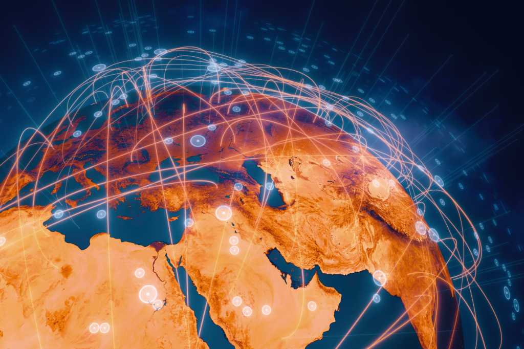 diversity saudi arabia turkey middle east networking globe map connections by dem10 gettyimages 118