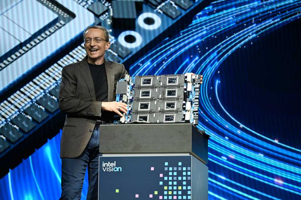 Intel CEO Pat Gelsinger Gaudi 3 accelerator