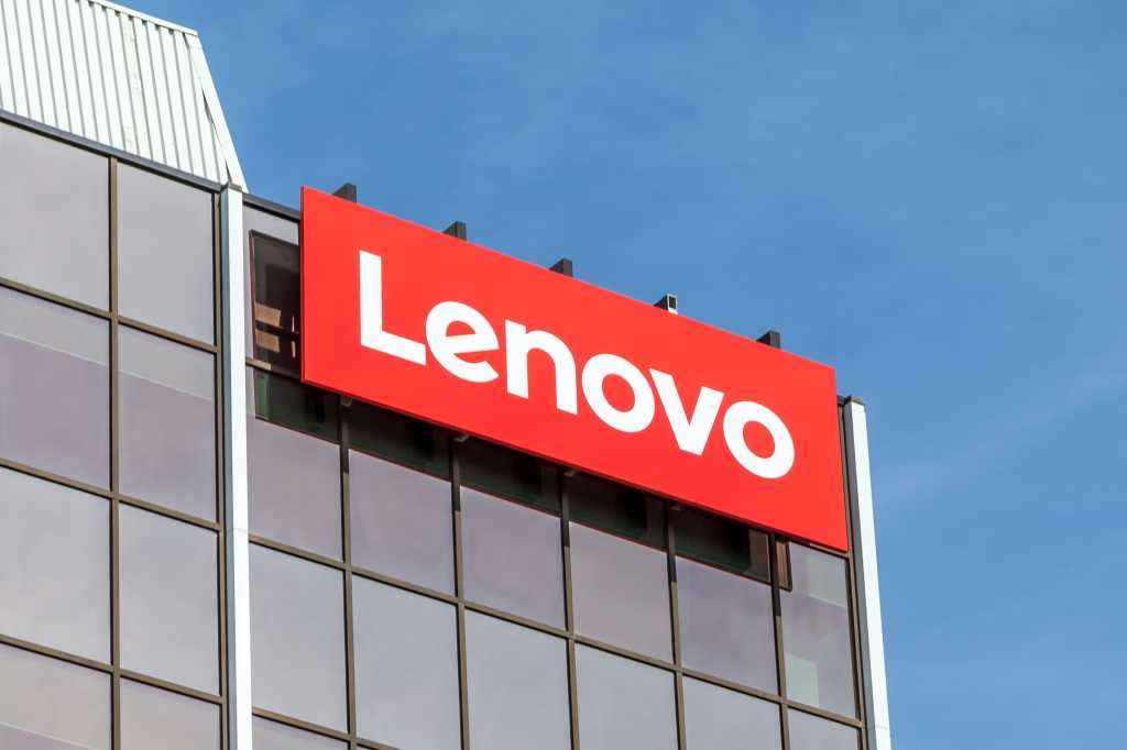 Lenovo logo office