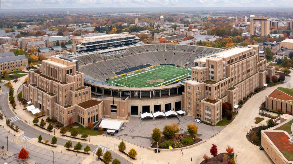 Notre Dame University stadium